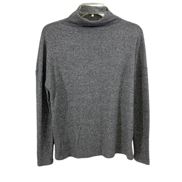 𝅺a New Day Women's Gray Sweater Mock Turtleneck Cowl Neck Pullover Size s - Picture 1 of 8